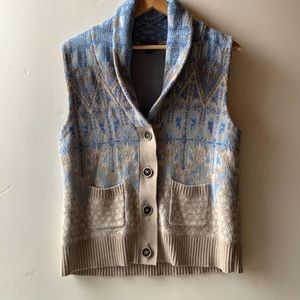 Pendleton sleeveless sweater vest. Size large.